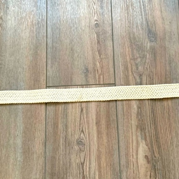 Tan Woven Belt with Brown Accents - Picture 6 of 7